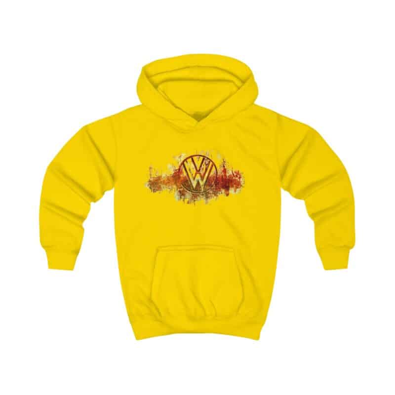 Scorched Vw Logo Kids Hoodie