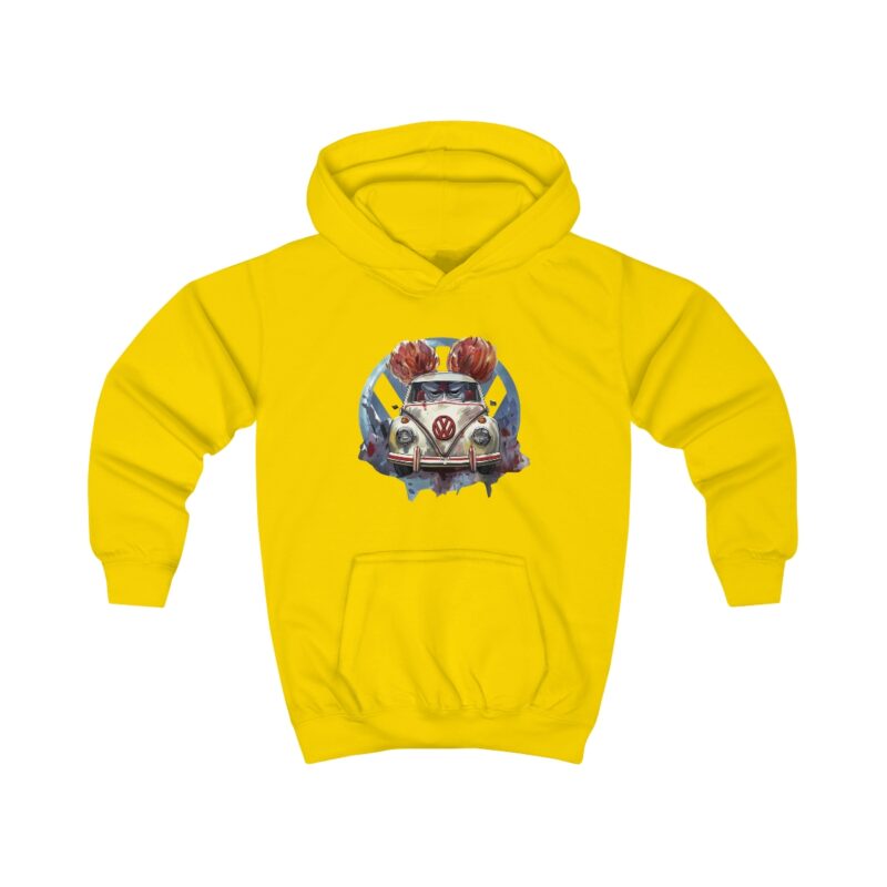 Clown Vw Bug Kids Hoodie