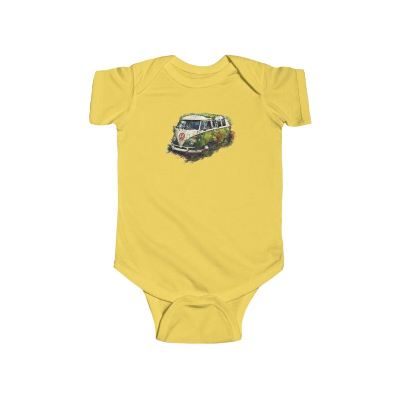 Rescued Vw Camper Baby Short Sleeve Babygrow