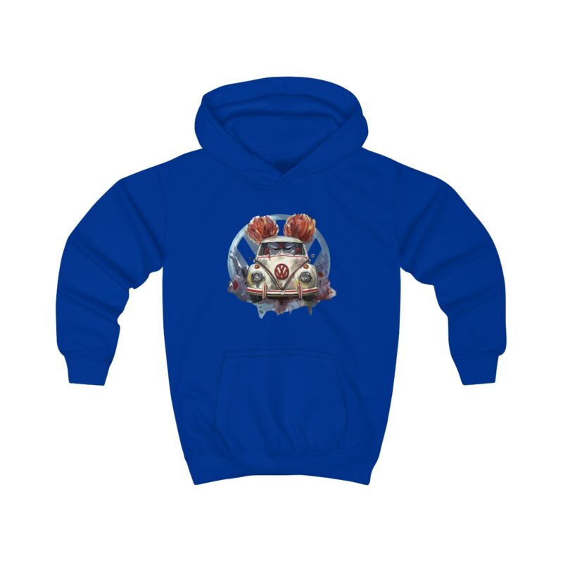 Clown Vw Bug Kids Hoodie