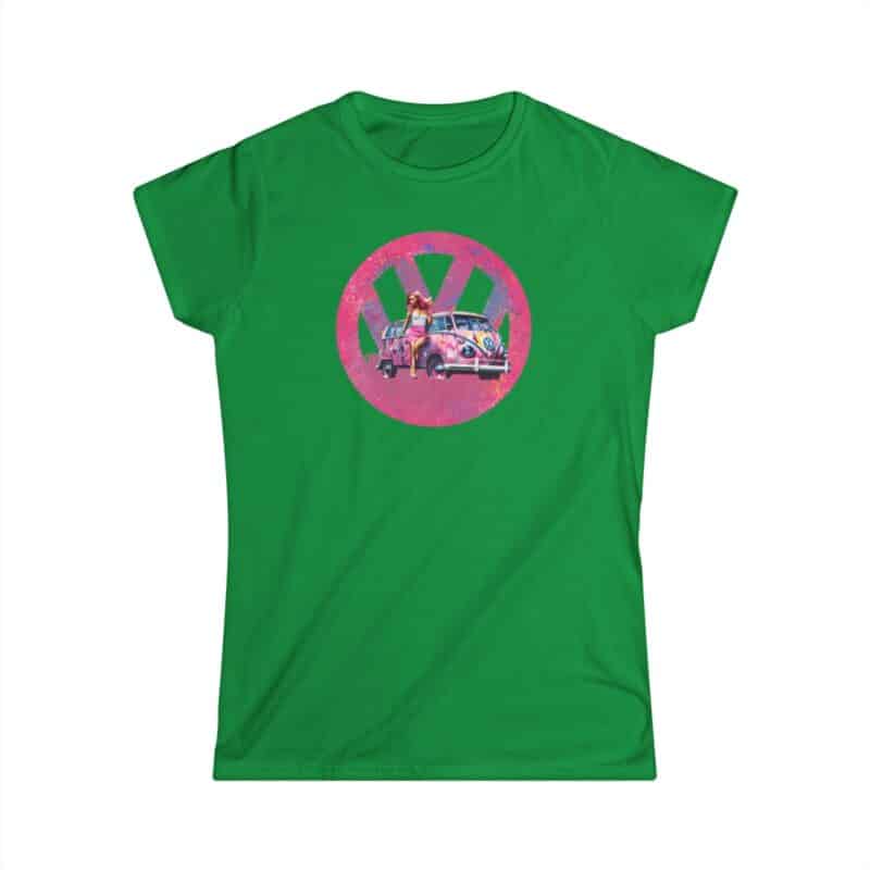 Barbiecore Van Girl Women's Soft-style Tee