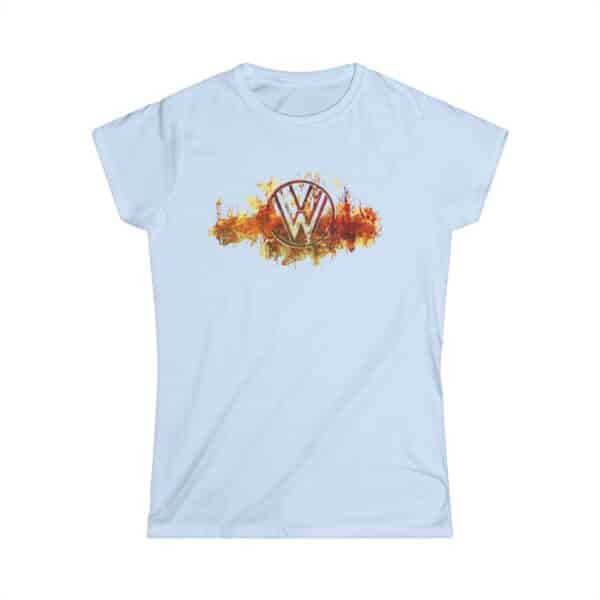 Scorched Vw Logo Women's Sof-tstyle Tee