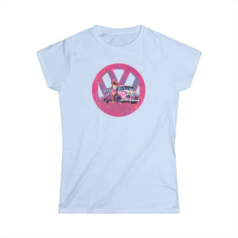 Barbiecore Van Girl Women's Soft-style Tee