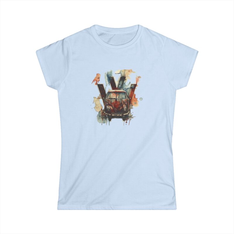 Rusty Vw Camper Women's Softstyle Tee