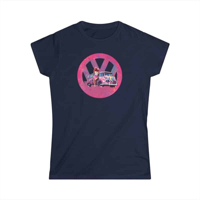 Barbiecore Van Girl Women's Soft-style Tee