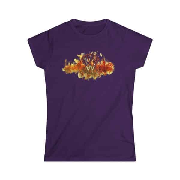 Scorched Vw Logo Women's Sof-tstyle Tee