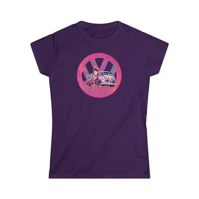 Barbiecore Van Girl Women's Soft-style Tee