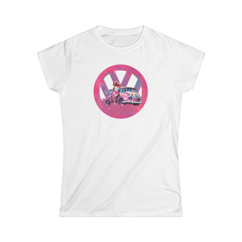 Barbiecore Van Girl Women's Soft-style Tee