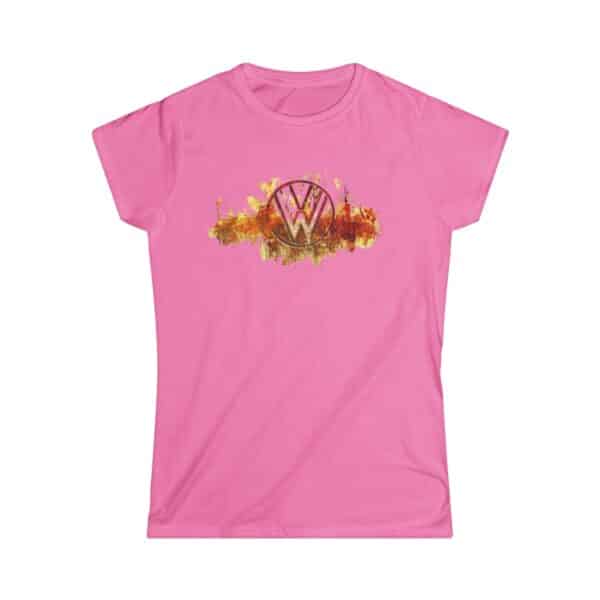 Scorched Vw Logo Women's Sof-tstyle Tee