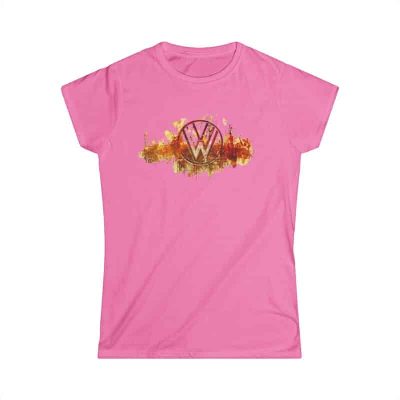 Scorched Vw Logo Women's Sof-tstyle Tee