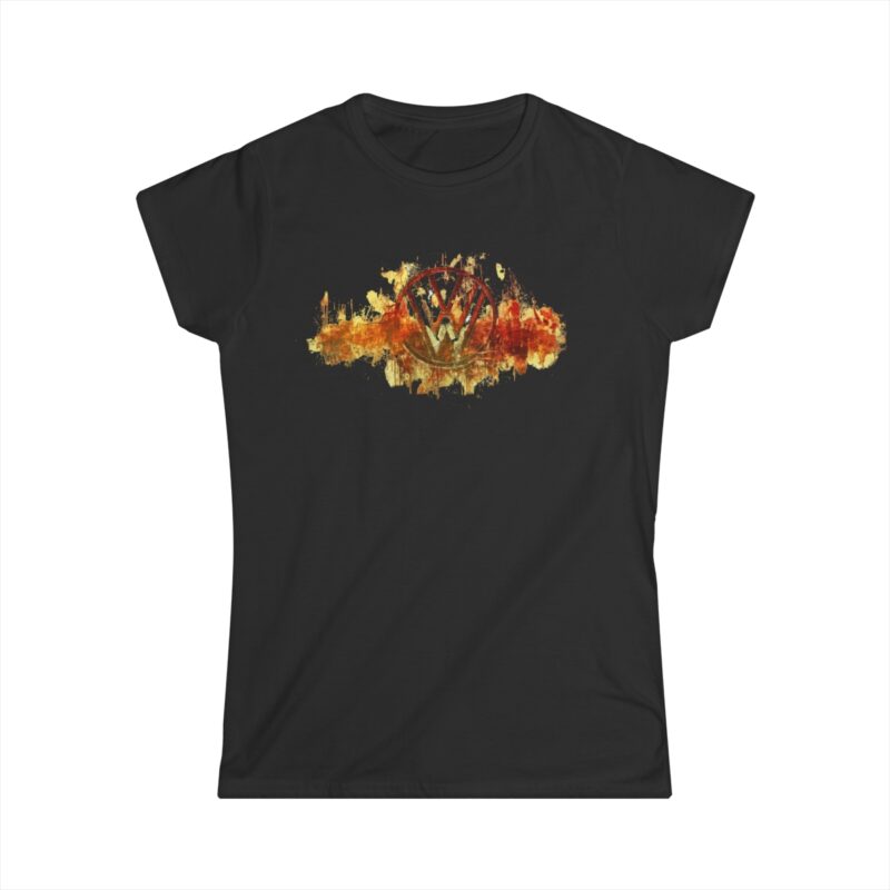 Scorched Vw Logo Women's Sof-tstyle Tee