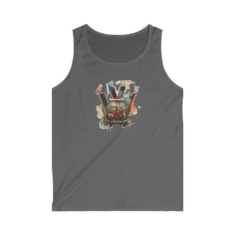 Rusty Vw Camper Men's Soft-style Tank Top