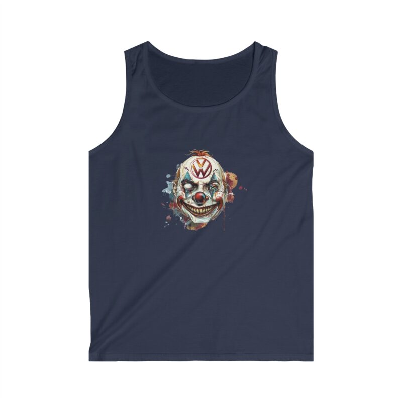 Evil Vw Brain Clown Men's Soft-style Tank Top