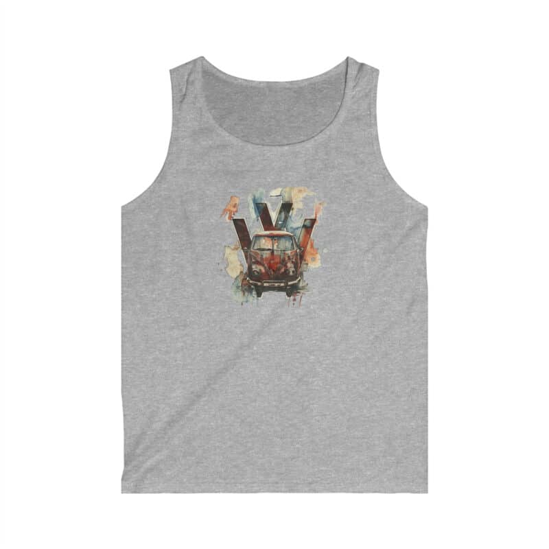 Rusty Vw Camper Men's Soft-style Tank Top