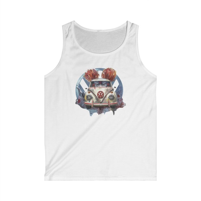 Clown Vw Bug Men's Soft-style Tank Top