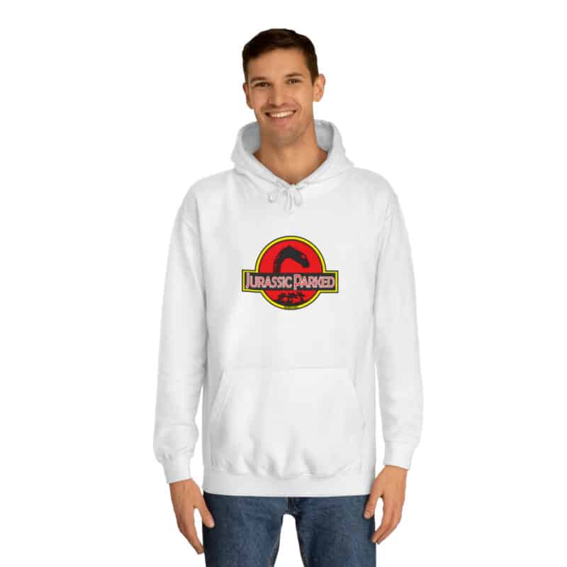 Jurassic Parked Funny Vw Transporter Hoodie