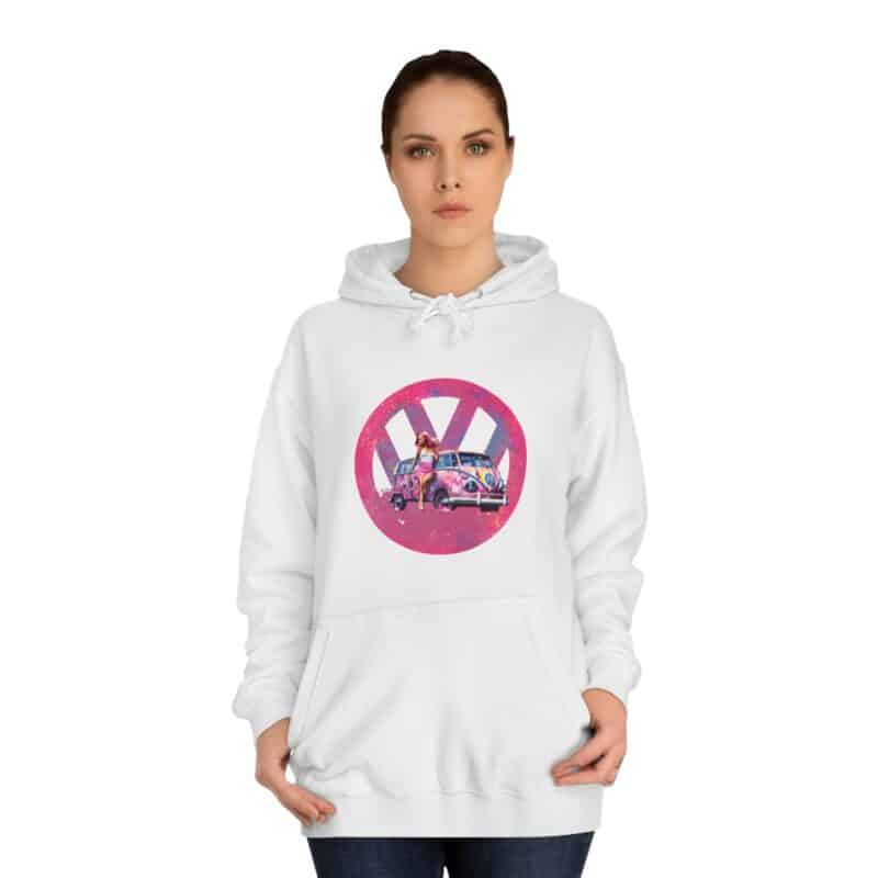 Barbiecore Van Girl Hoodie