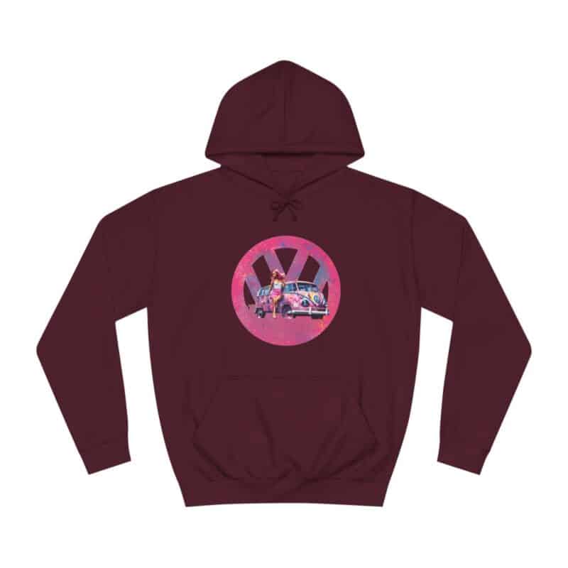 Barbiecore Van Girl Hoodie