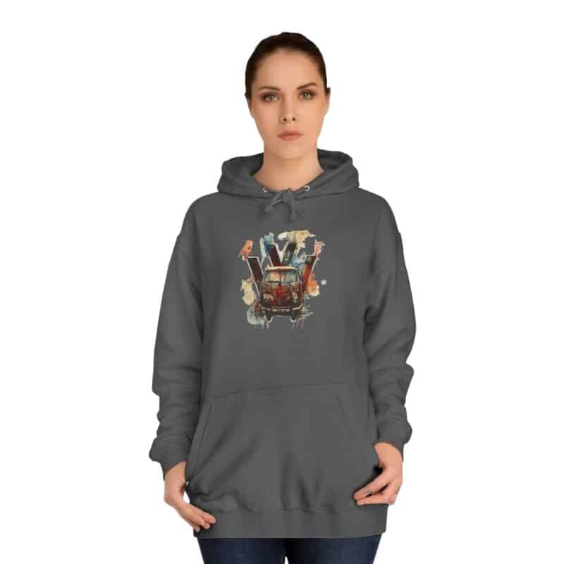 Rusty Vw Camper Hoodie