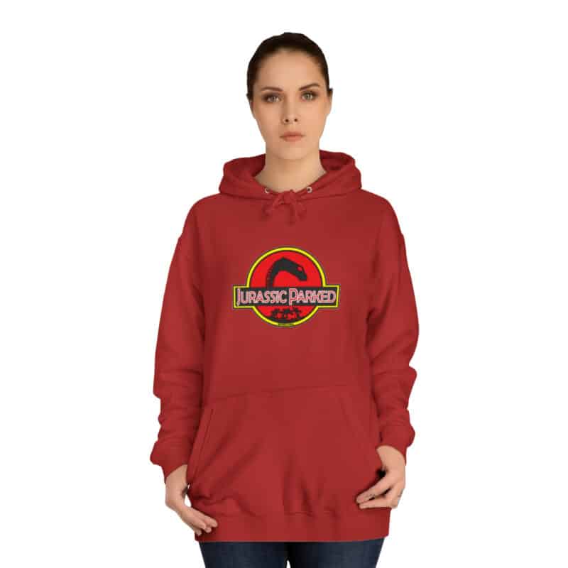 Jurassic Parked Funny Vw Transporter Hoodie