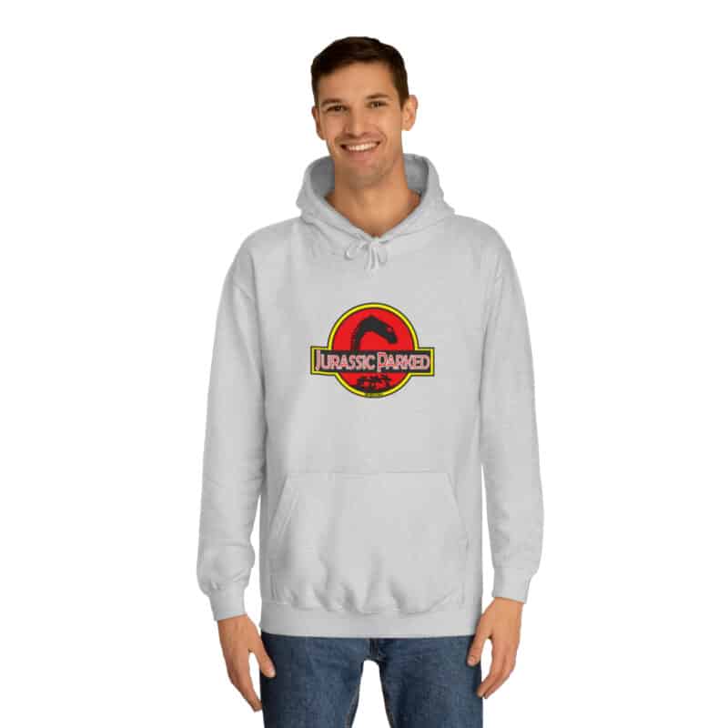 Jurassic Parked Funny Vw Transporter Hoodie