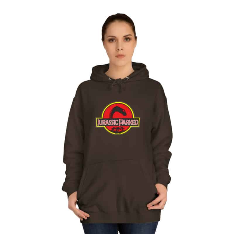 Jurassic Parked Funny Vw Transporter Hoodie