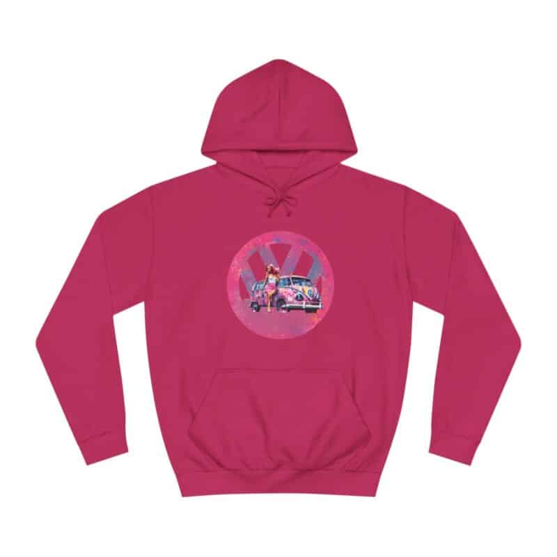 Barbiecore Van Girl Hoodie