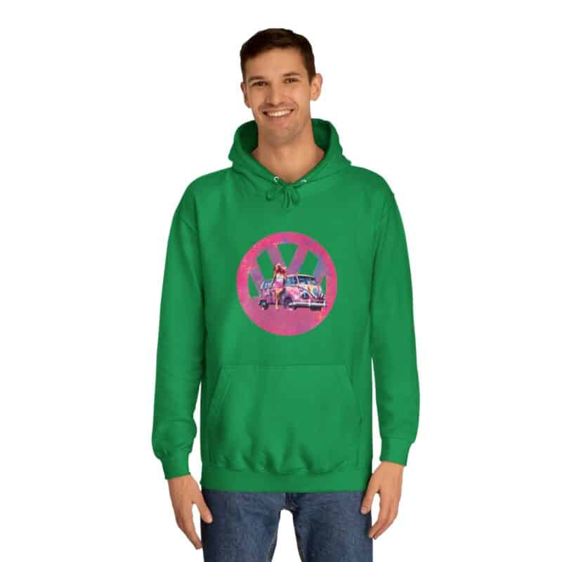 Barbiecore Van Girl Hoodie