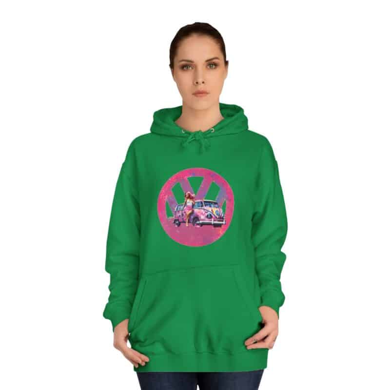 Barbiecore Van Girl Hoodie