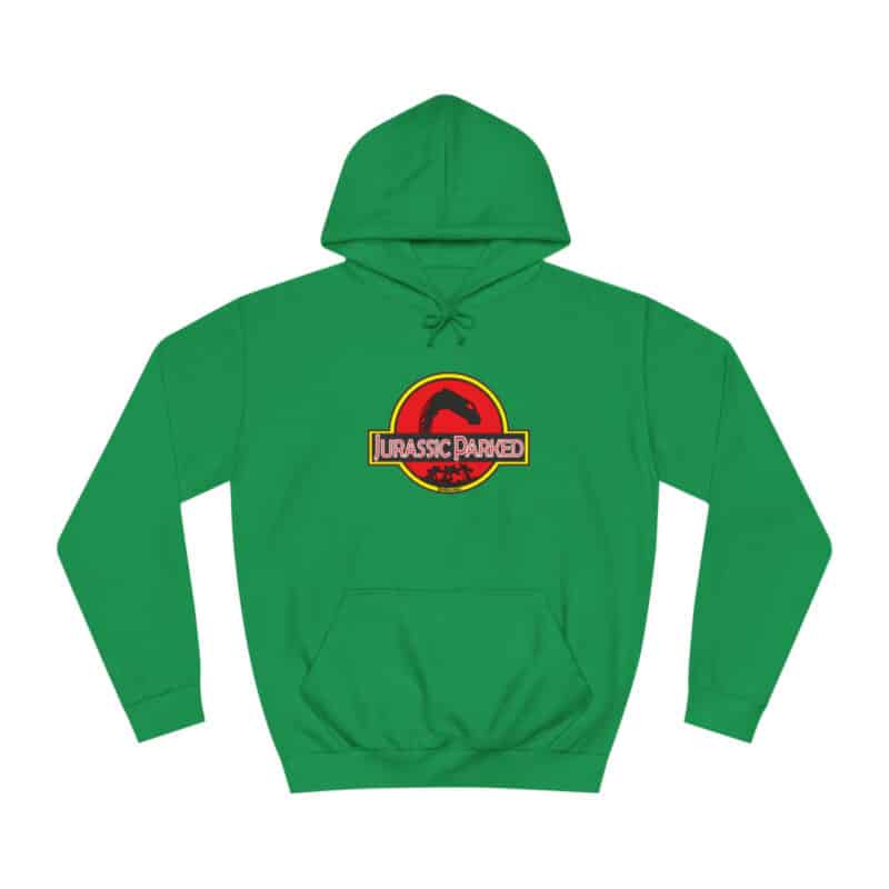 Jurassic Parked Funny Vw Transporter Hoodie