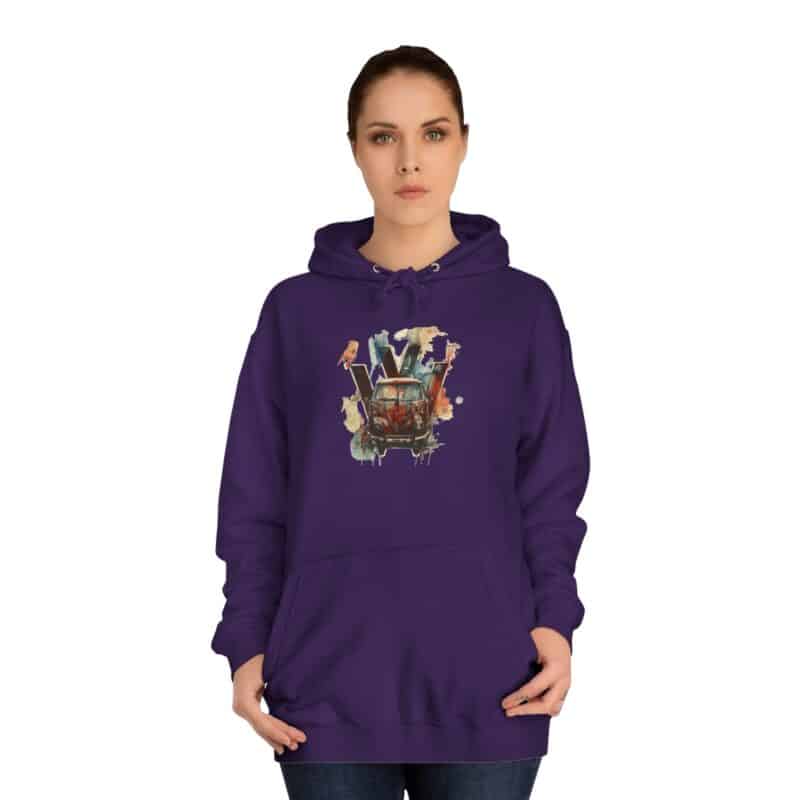 Rusty Vw Camper Hoodie