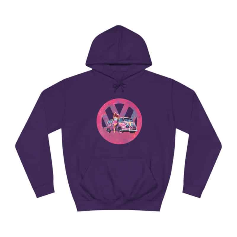 Barbiecore Van Girl Hoodie