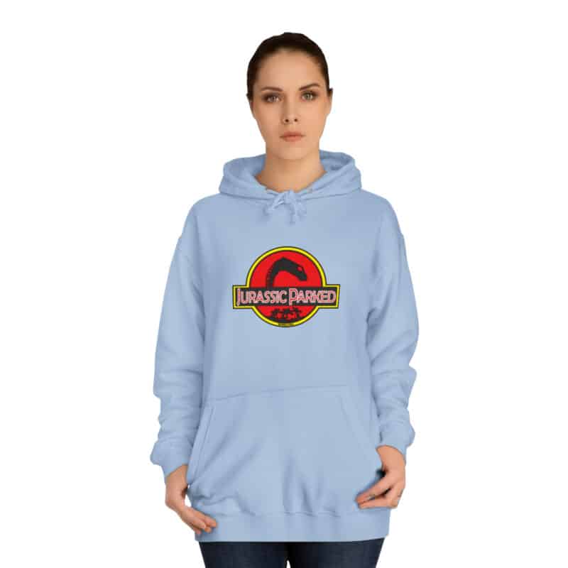 Jurassic Parked Funny Vw Transporter Hoodie