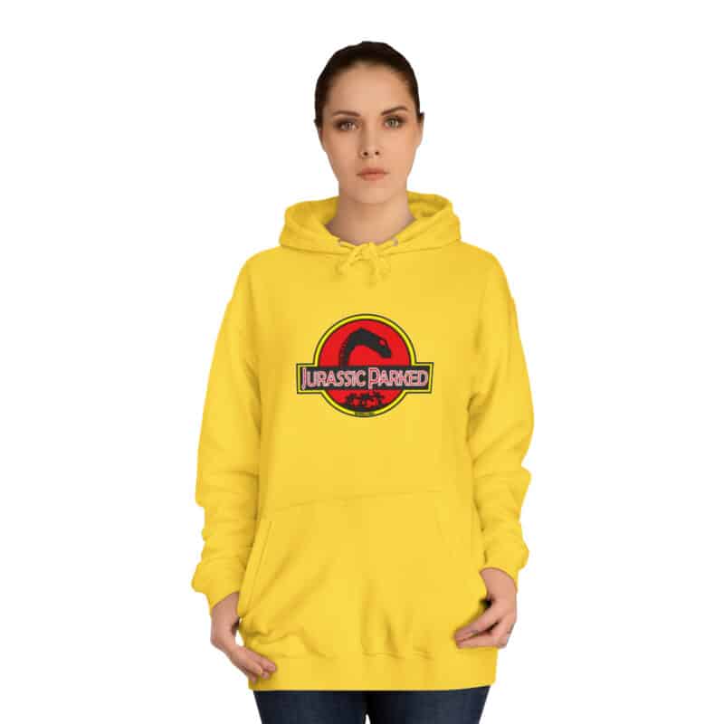 Jurassic Parked Funny Vw Transporter Hoodie