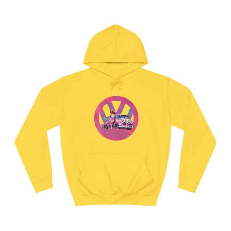 Barbiecore Van Girl Hoodie