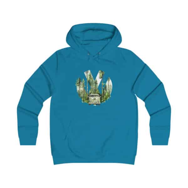 Vw Jungle Dubber Girlie College Hoodie