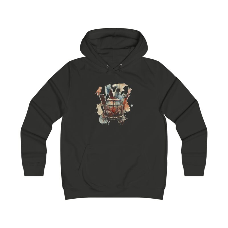 Rusty Vw Camper Girlie College Hoodie