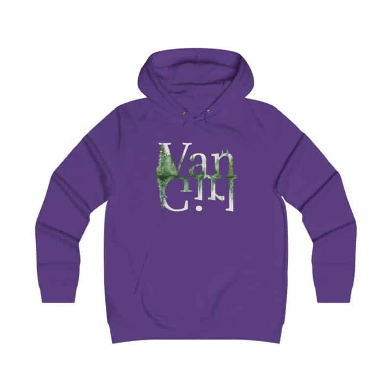 Outdoor Van Girl Girlie College Hoodie