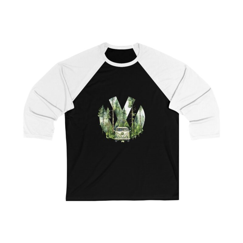 Vw Jungle Dubber 34 Sleeve Baseball Tee