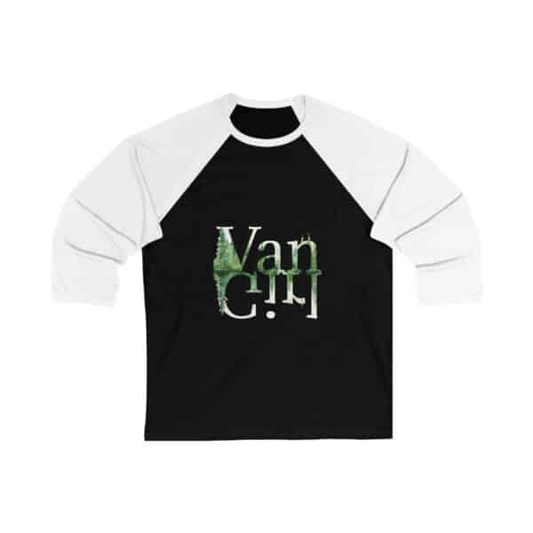 Outdoor Van Girl 34 Sleeve Baseball Tee