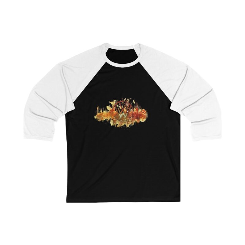 Scorched Vw Logo 34 Sleeve Baseball Tee