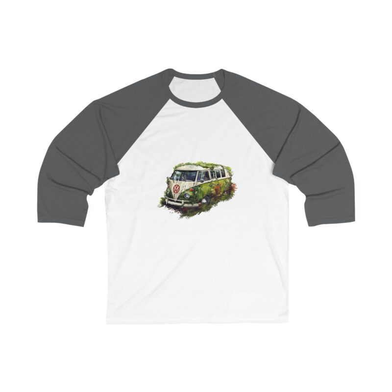 Rescued Vw Camper 34 Sleeve Baseball Tee