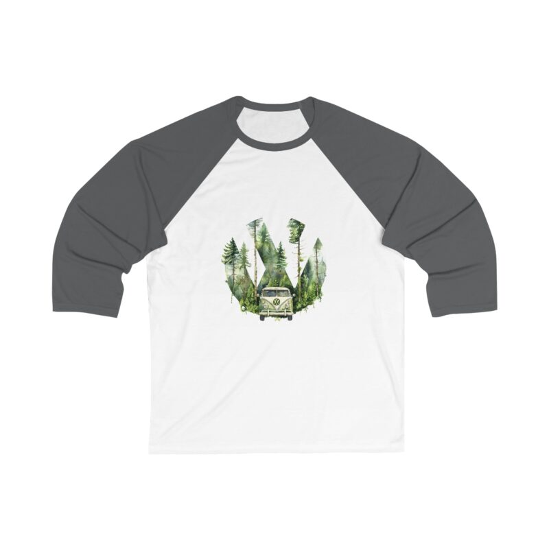 Vw Jungle Dubber 34 Sleeve Baseball Tee