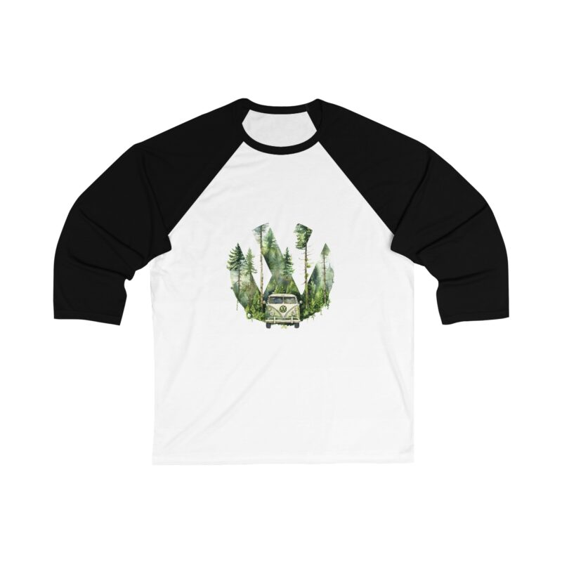 Vw Jungle Dubber 34 Sleeve Baseball Tee