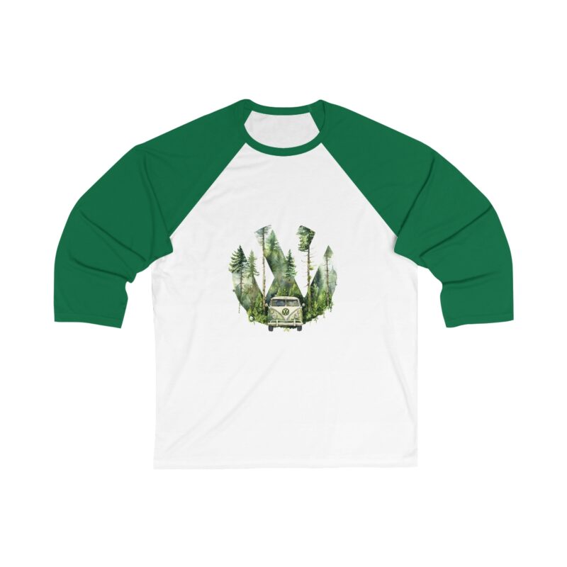 Vw Jungle Dubber 34 Sleeve Baseball Tee