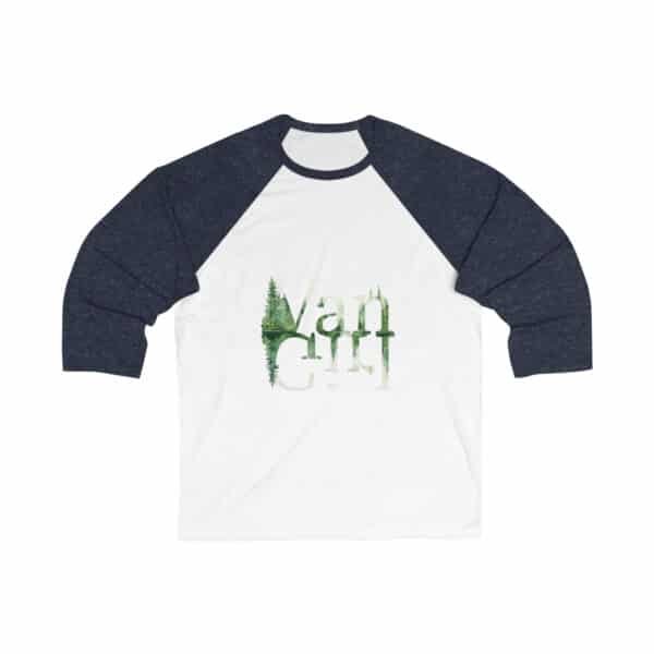 Outdoor Van Girl 34 Sleeve Baseball Tee