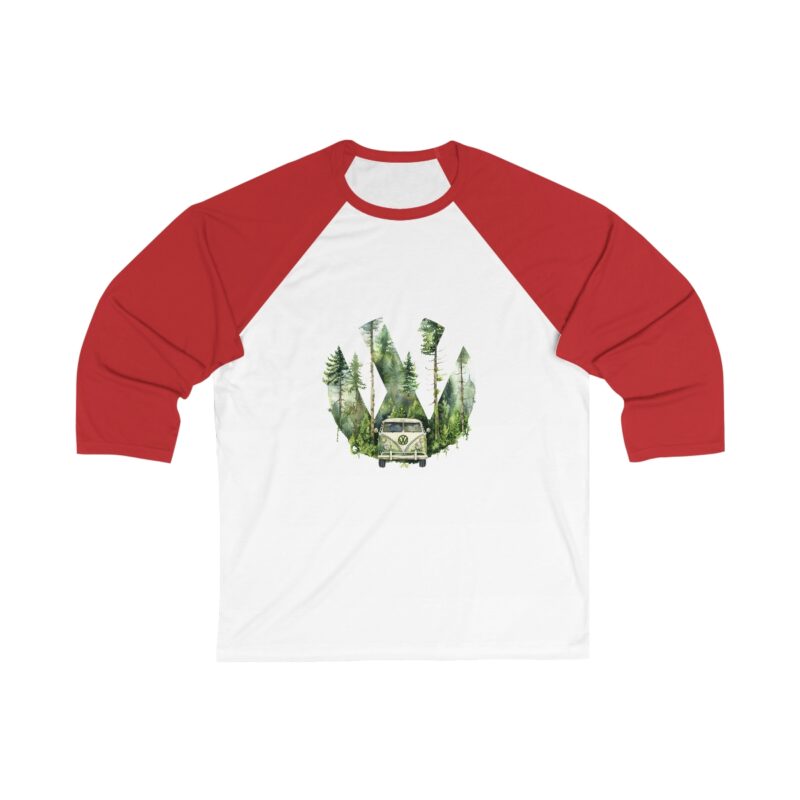 Vw Jungle Dubber 34 Sleeve Baseball Tee