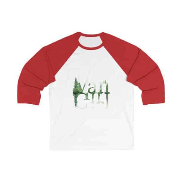 Outdoor Van Girl 34 Sleeve Baseball Tee