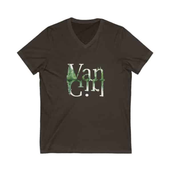 Outdoor Van Girl V-neck Unisex Tee