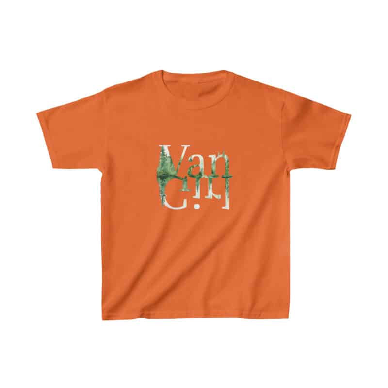 Outdoor Van Girl Kids Heavy Cotton Tee